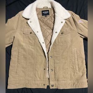 Guess corduroy bomber jacket size M